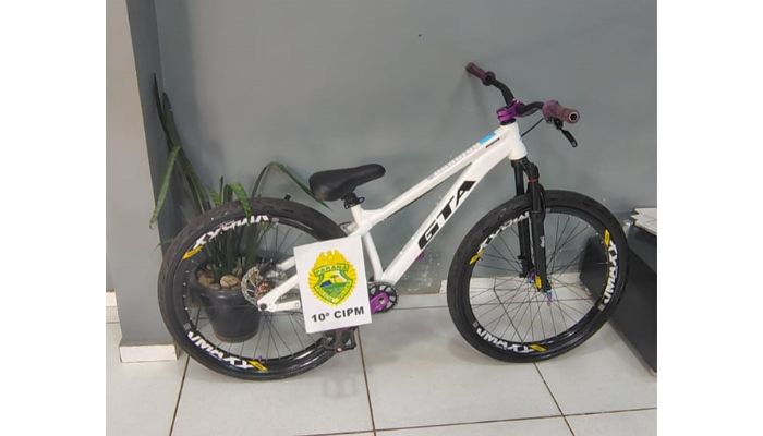 Laranjeiras - Bicicleta furtada é rapidamente recuperada pela PMPR